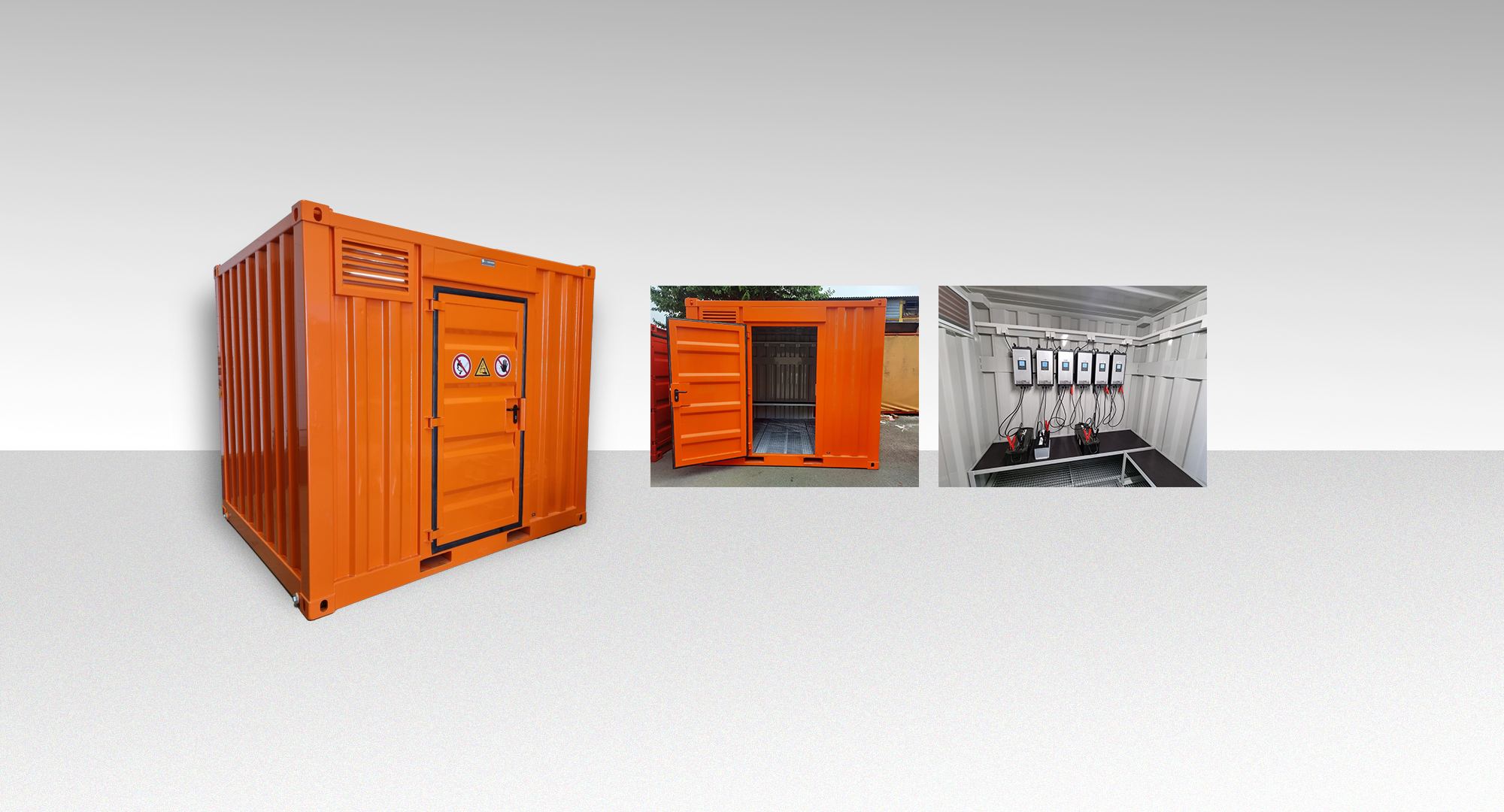 Verschiedene Container